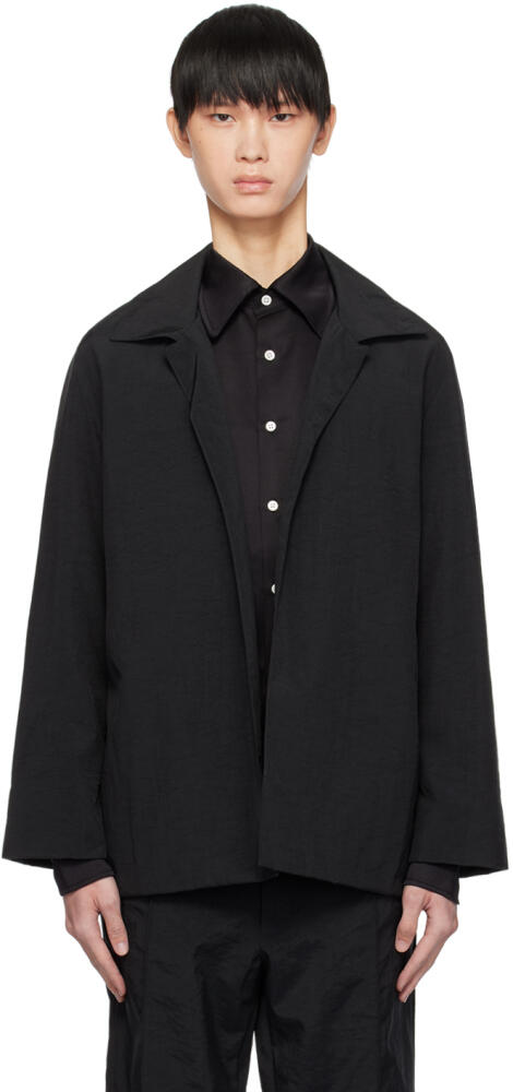 Factor's Black Notched Lapel Jacket Cover