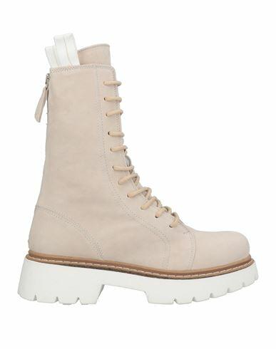 Patrizia Bonfanti Woman Ankle boots Ivory Soft Leather Cover