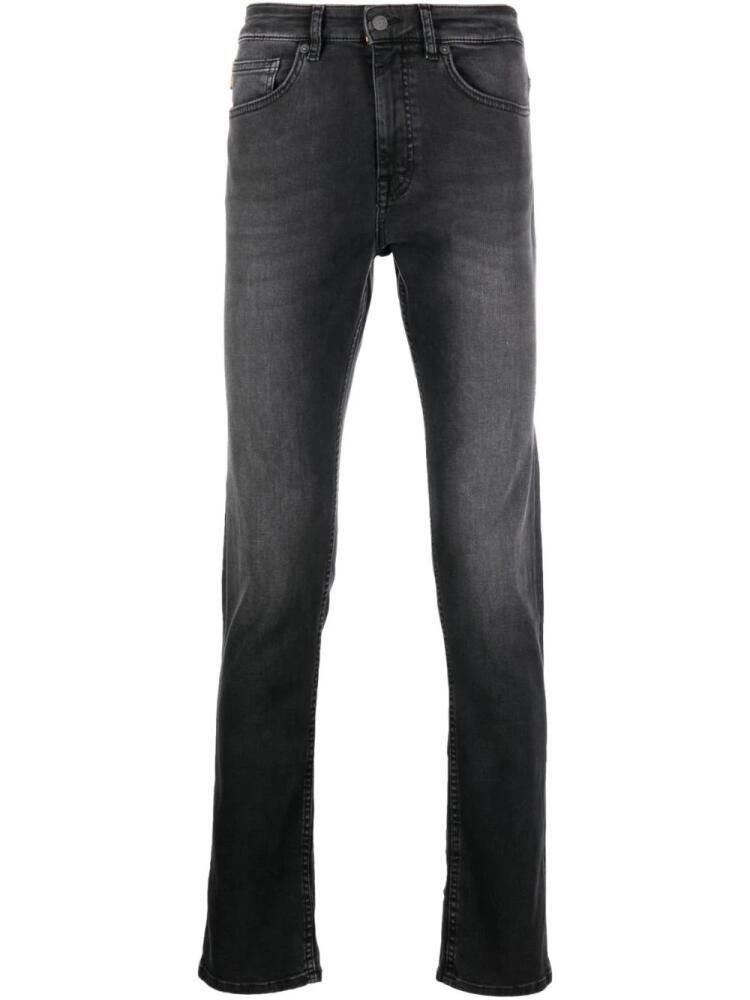 BOSS mid-rise straight-leg jeans - Grey Cover