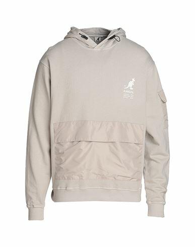 Kangol Man Sweatshirt Khaki Cotton Cover