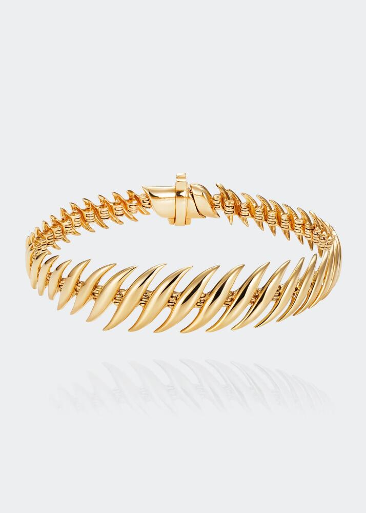 Fernando Jorge Flame Small Bracelet in Yellow Gold Cover