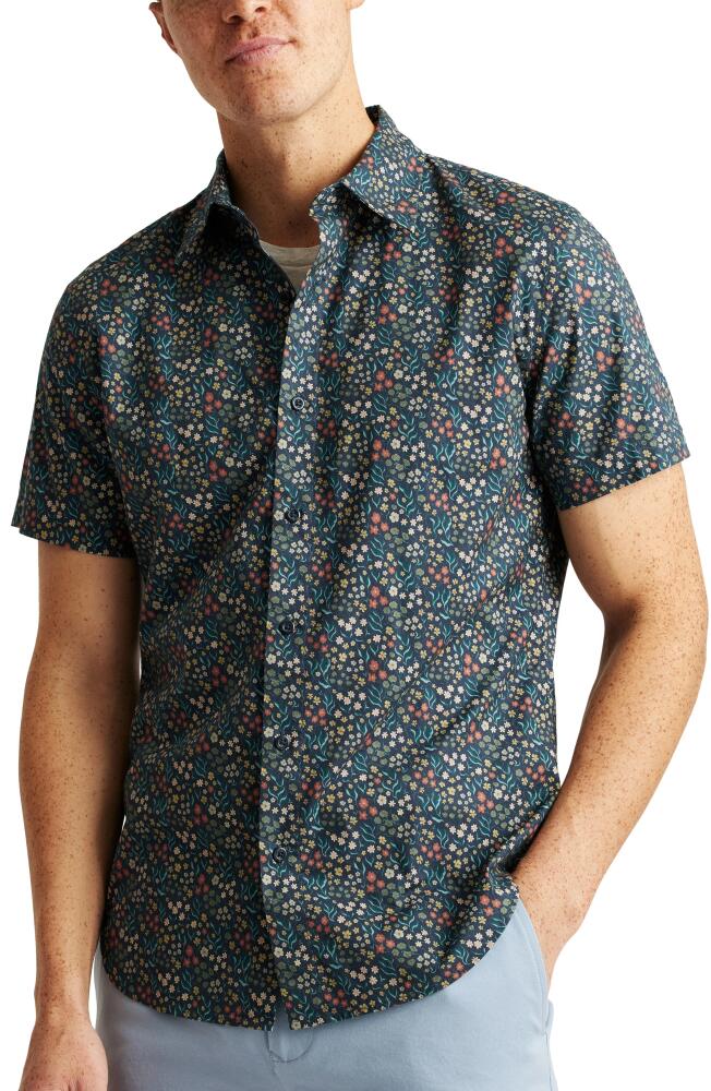 Bonobos Riviera Slim Fit Floral Stretch Short Sleeve Button-Up Shirt in Avenida Floral V3 C30 Cover