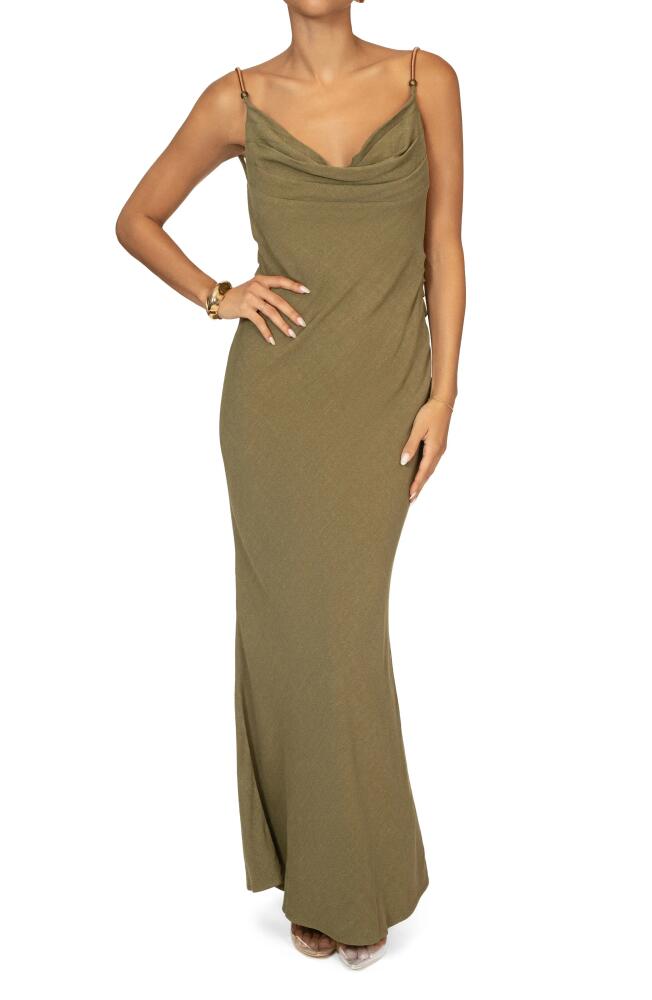 JLUXLABEL Getaway Sleeveless Maxi Dress in Green Cover