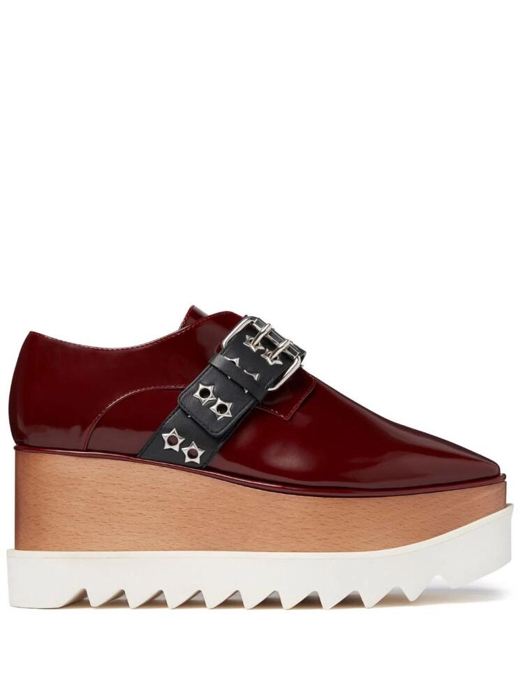 Stella McCartney Elyse buckle-fastening lace-up shoes - Brown Cover