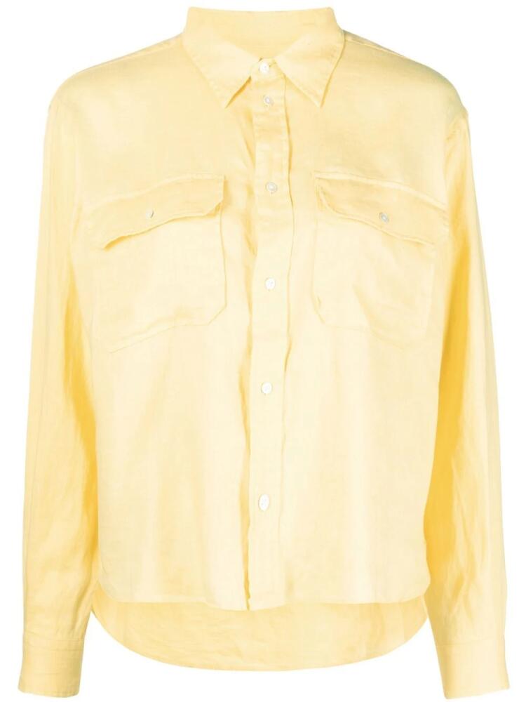 Polo Ralph Lauren long-sleeve linen shirt - Yellow Cover