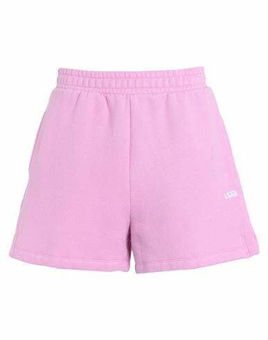 Vans Wm Comfycush Fleece Short Wmn Woman Shorts & Bermuda Shorts Light purple Cotton, Polyester Cover