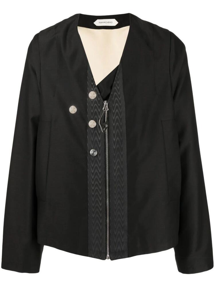 Namacheko Erido zip-up jacket - Black Cover