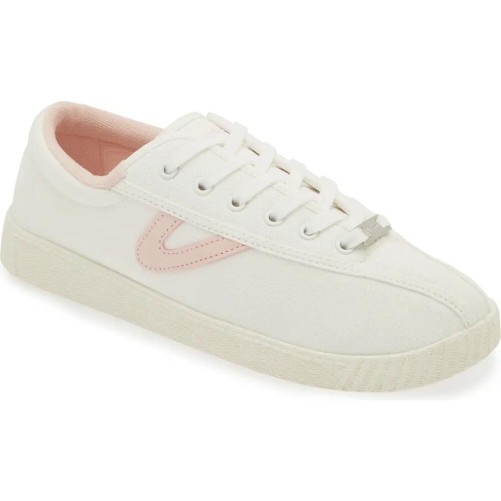 Tretorn 'Nylite' Sneaker in White/Pink Cover