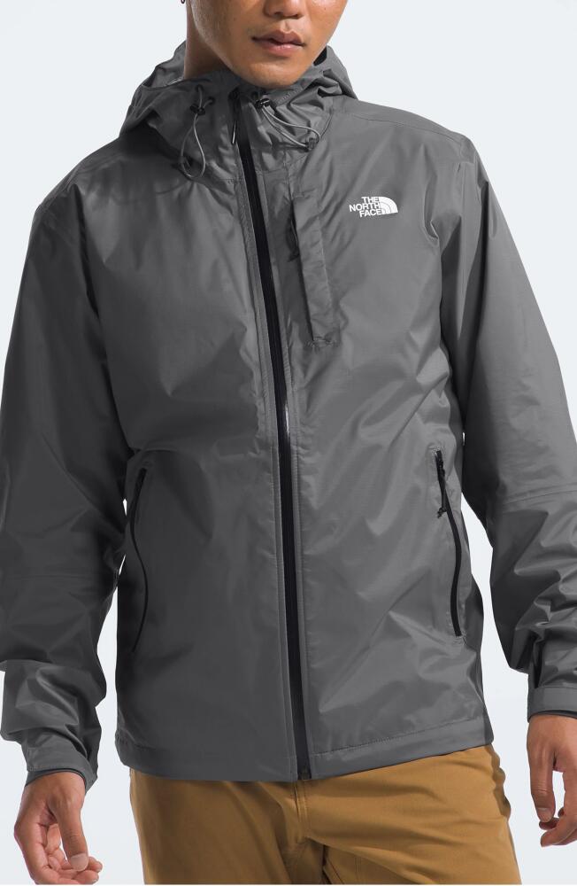 The North Face Alta Vista Water Repellent Packable Hooded Jacket in Smoked Pearl Cover