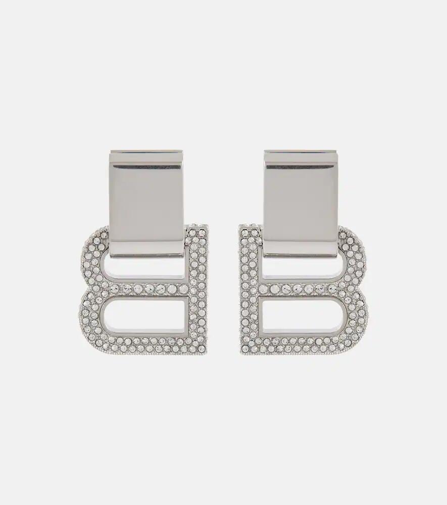 Balenciaga Hourglass embellished earrings Cover