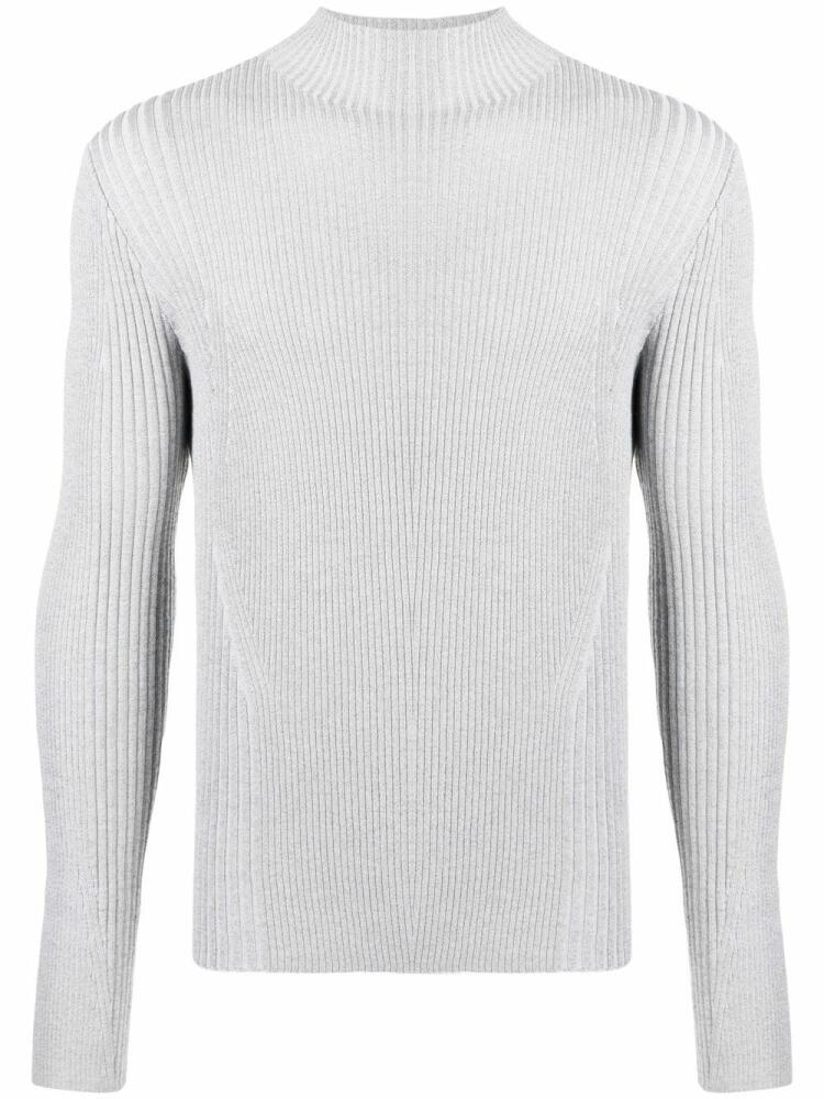 Dion Lee reflective ribbed-knit jumper - Grey Cover