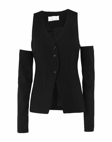 Blumarine Woman Blazer Black Virgin Wool, Elastane Cover