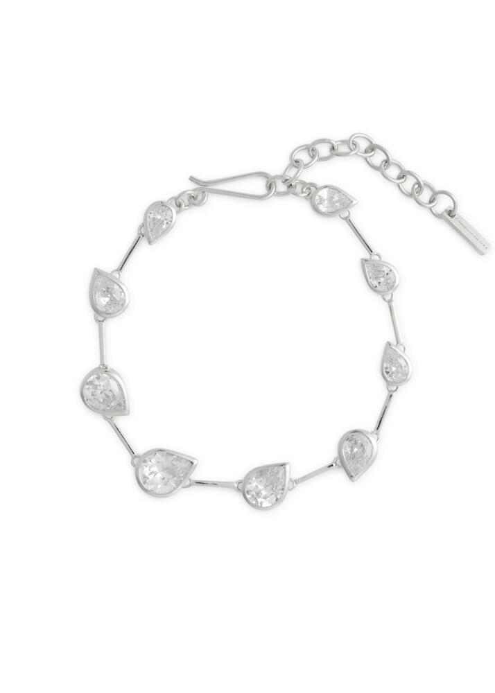 Completedworks Myriad Embellished Rhodium-plated Bracelet - Silver Cover