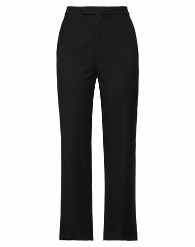 Isabelle Blanche Paris Woman Pants Black Polyester, Viscose, Wool, Elastane Cover