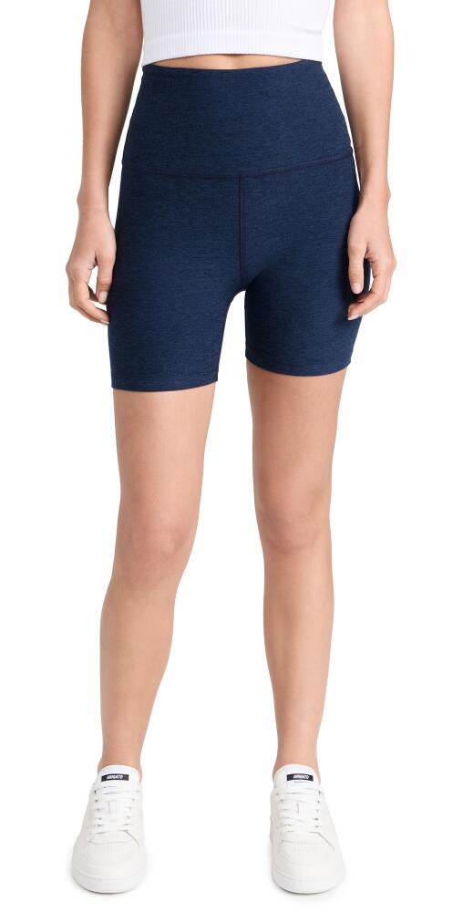 Beyond Yoga Spacedye Keep Pace Biker Short Nocturnal Navy Cover