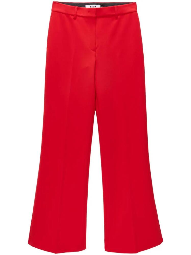 MSGM high-waist tailored trousers Cover