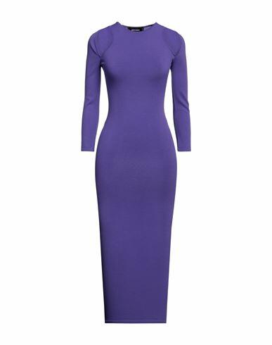 Dsquared2 Woman Midi dress Purple Viscose, Polyester Cover