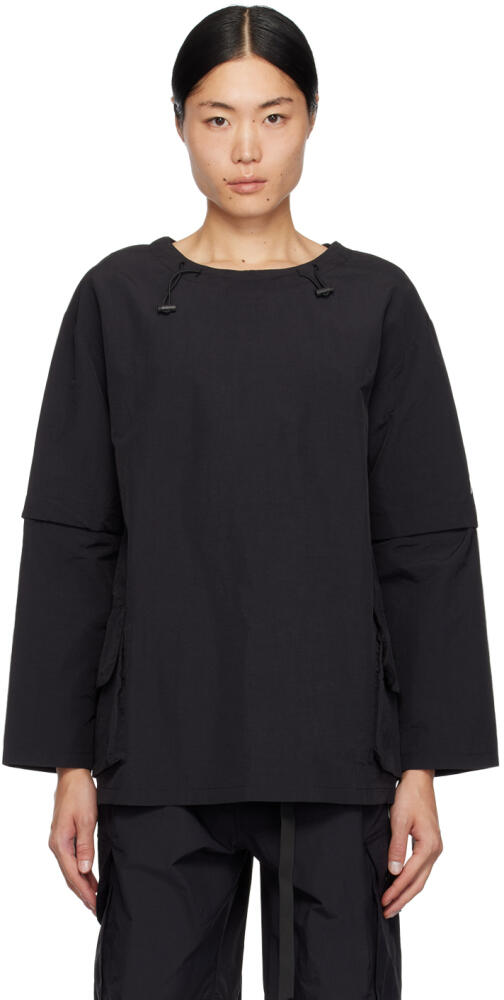 Archival Reinvent Black Round Long Sleeve T-Shirt Cover