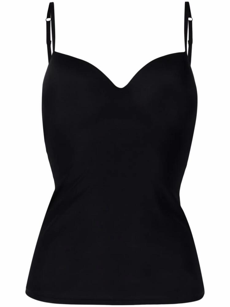 Hanro sweetheart-neck underwired camisole - Black Cover