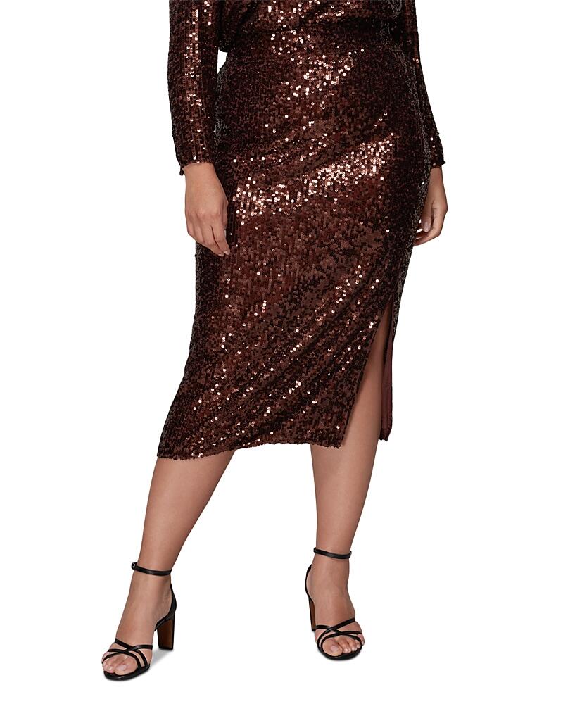 Whistles Sequin Column Skirt Cover