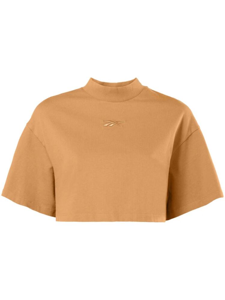 Reebok LTD Vector cropped cotton T-shirt - Brown Cover