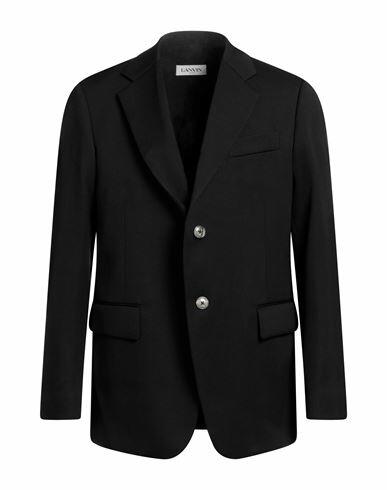 Lanvin Man Blazer Black Wool Cover