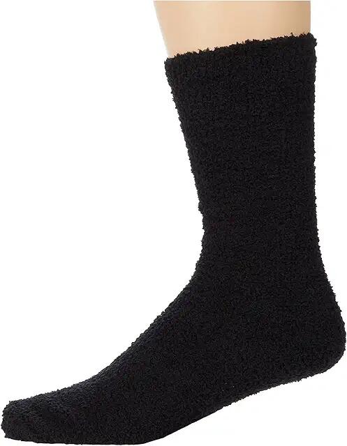 UGG Fincher Ultra Cozy Crew (Black) Men's Crew Cut Socks Shoes Cover