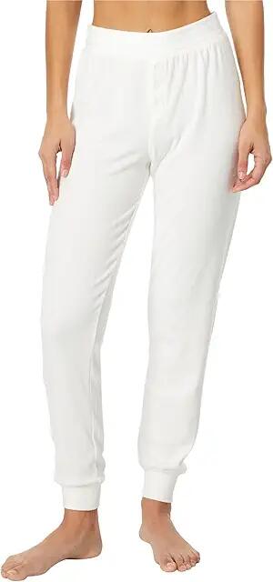 P.J. Salvage Pointelle Hearts Joggers (Ivory) Women's Pajama Cover