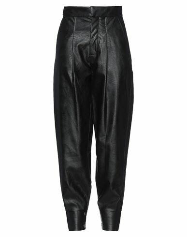 Circus Hotel Woman Pants Black Polyester, Viscose Cover