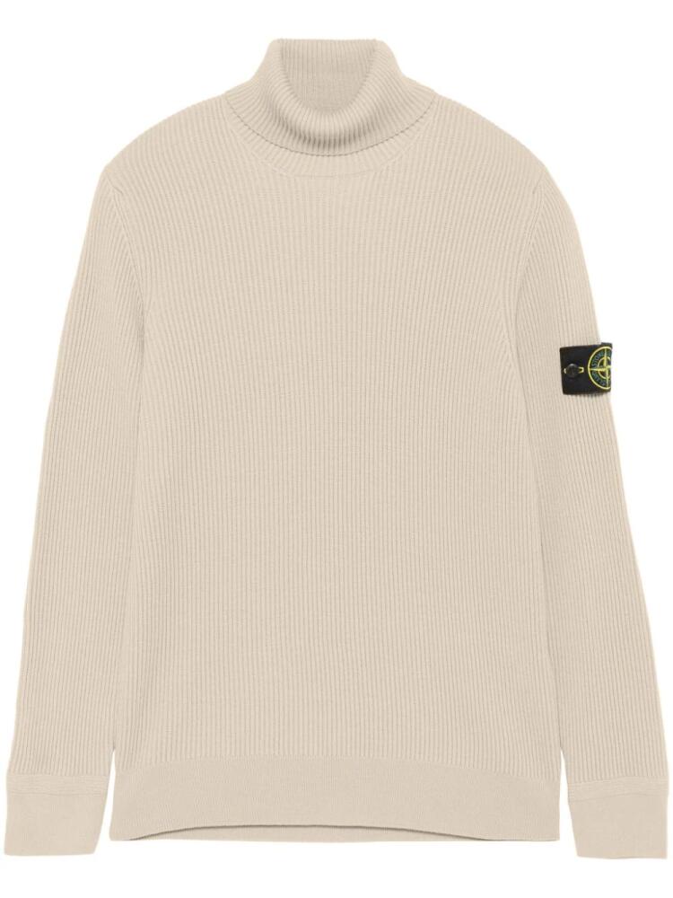 Stone Island Compass-badge sweater - Neutrals Cover