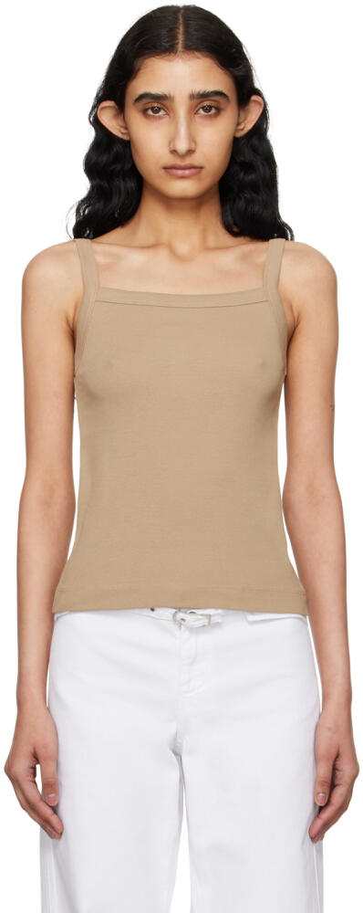 FLORE FLORE Tan May Tank Top Cover