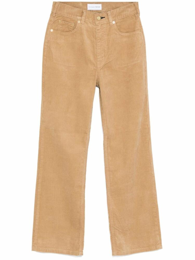 Tu es mon Tresor Lapis lazuli corduroy trousers - Neutrals Cover