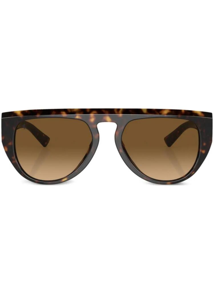 Ferrari oval-frame sunglasses - Brown Cover