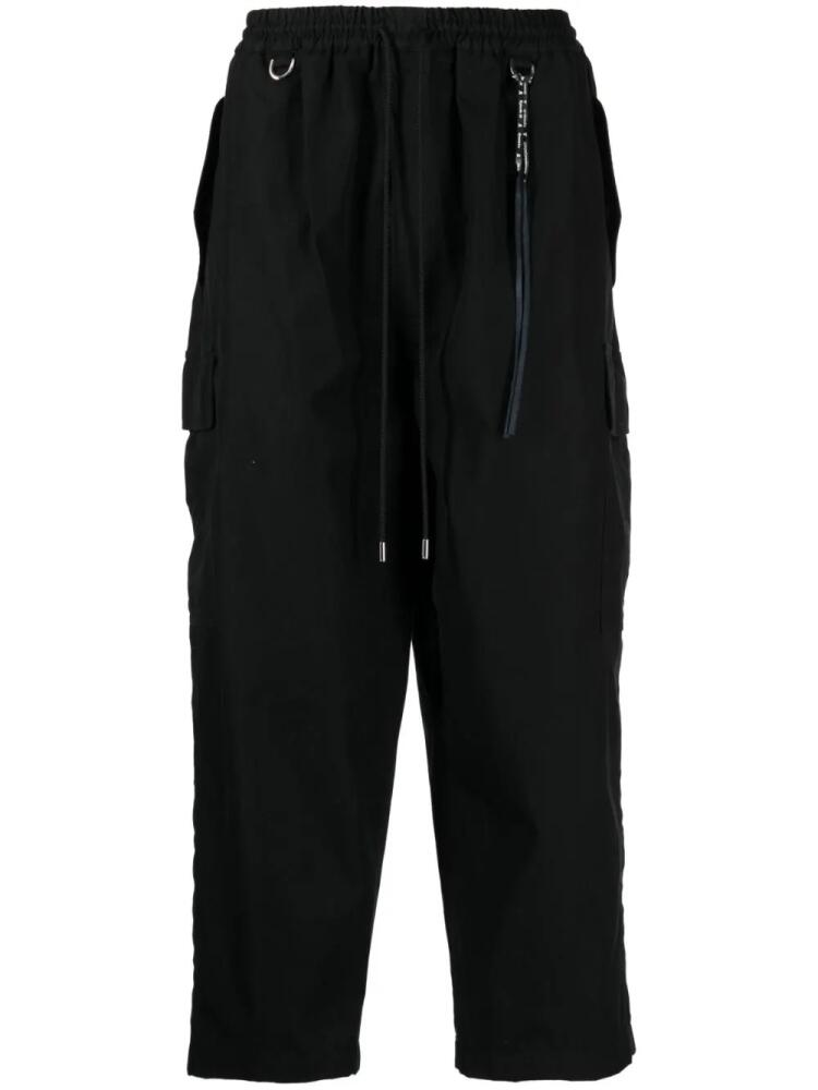 Mastermind Japan cotton-blend cargo trousers - Black Cover