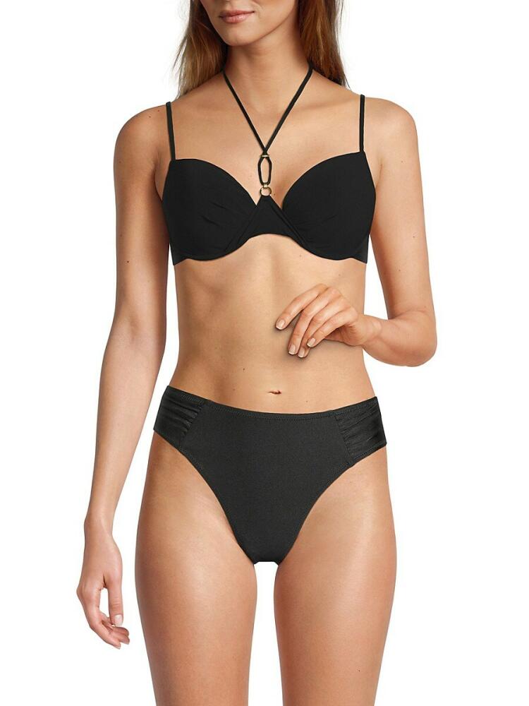 Gottex Swimwear Women's Strappy Sweetheart Bikini Top - Black Cover