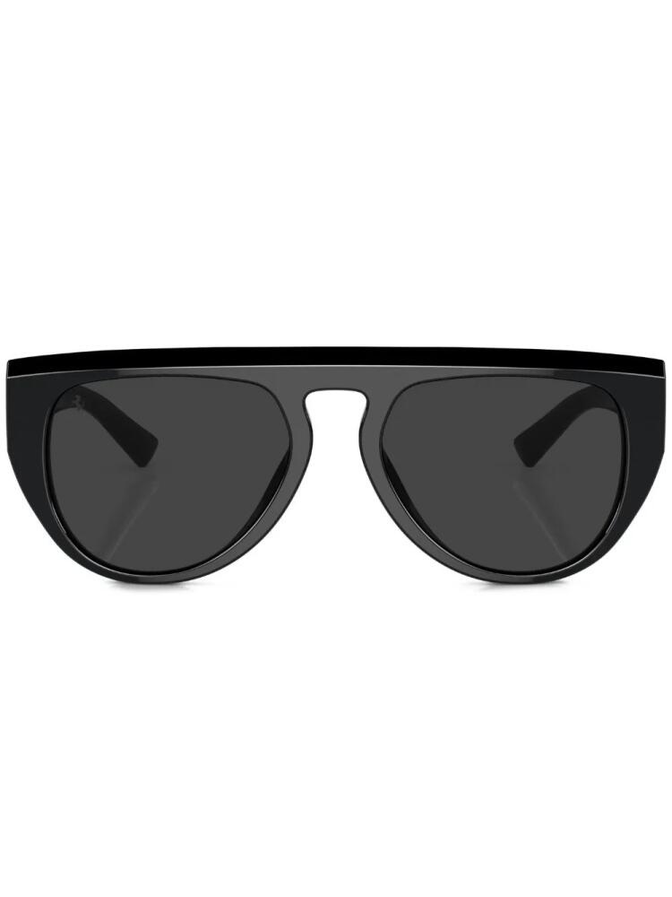 Ferrari oval-frame sunglasses - Black Cover