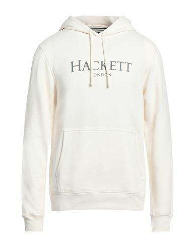 Hackett Man Sweatshirt Ivory Cotton Cover