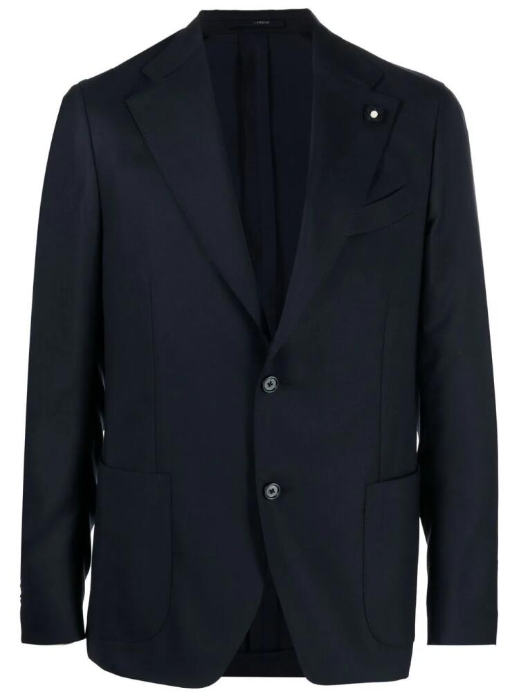 Lardini single-breasted blazer - Blue Cover