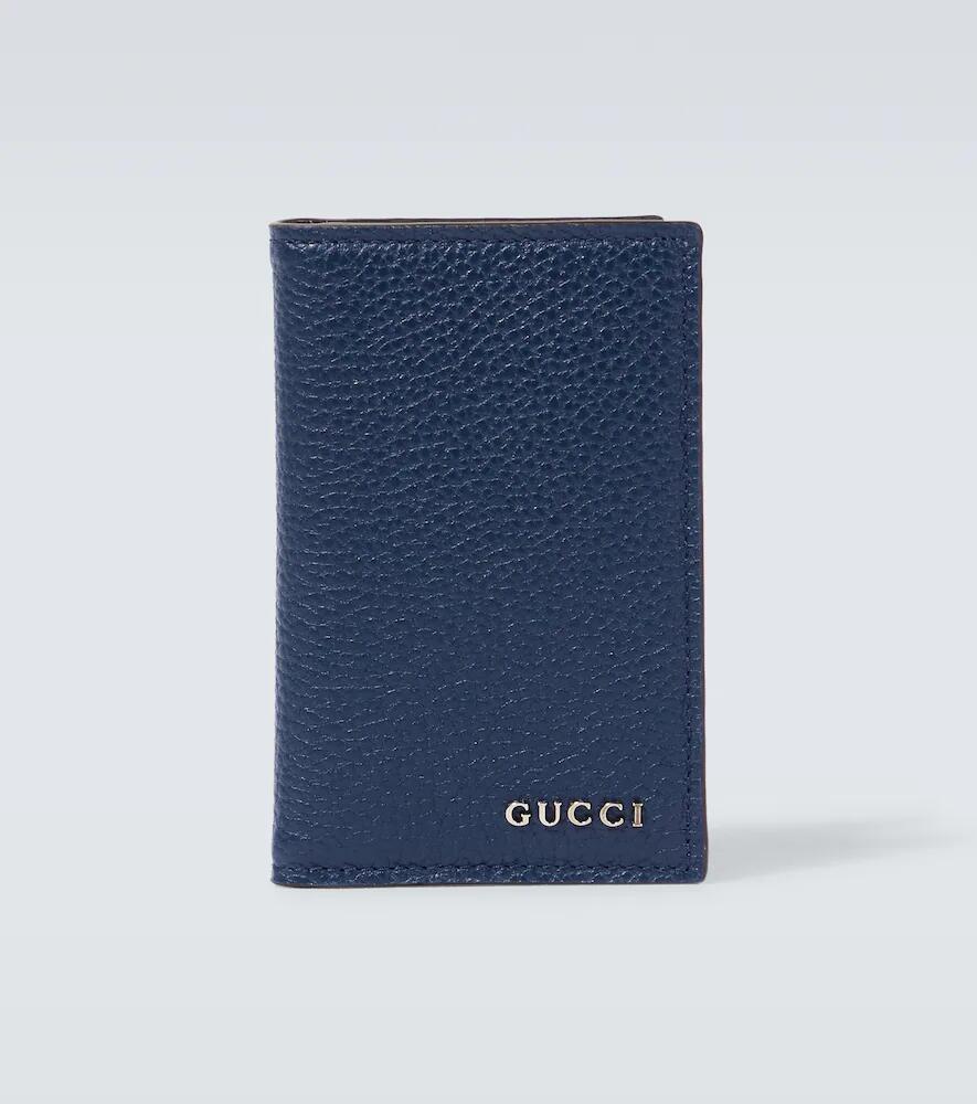 Gucci Logo leather card case Cover