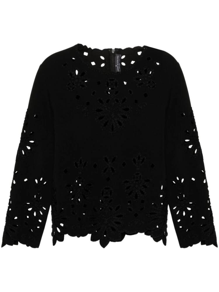 Ermanno Scervino embroidered cut-out blouse - Black Cover