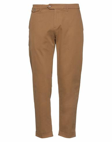 0/zero Construction Man Pants Camel Cotton, Elastane Cover