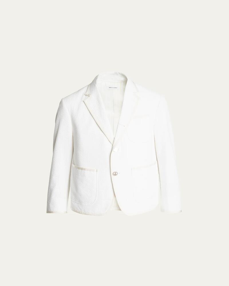 Thom Browne Men's Seersucker Sport Coat Cover