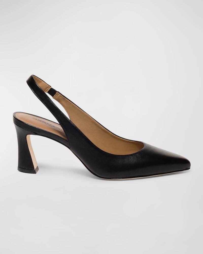 Bernardo Slingback Pointed Leather Pumps Cover