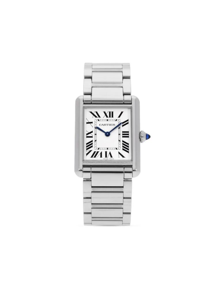 Cartier 2024 unworn Tank Must 34mm - White Cover