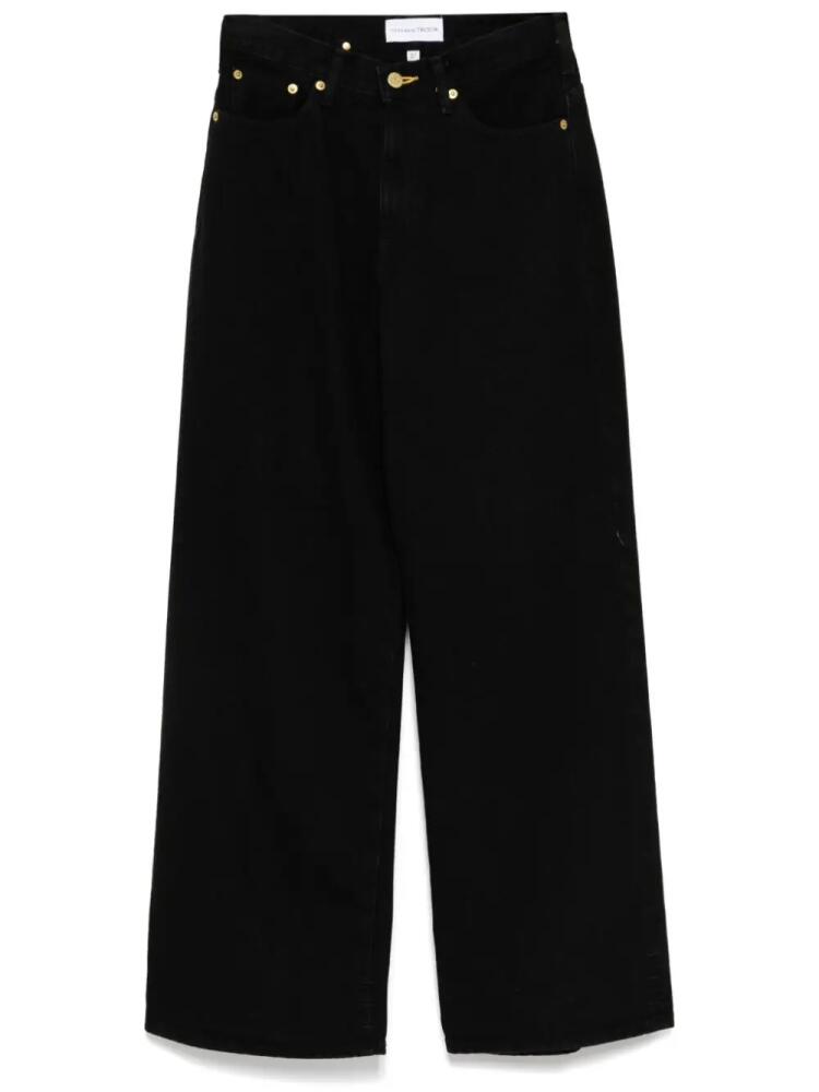 Tu es mon Tresor straight-leg jeans - Black Cover