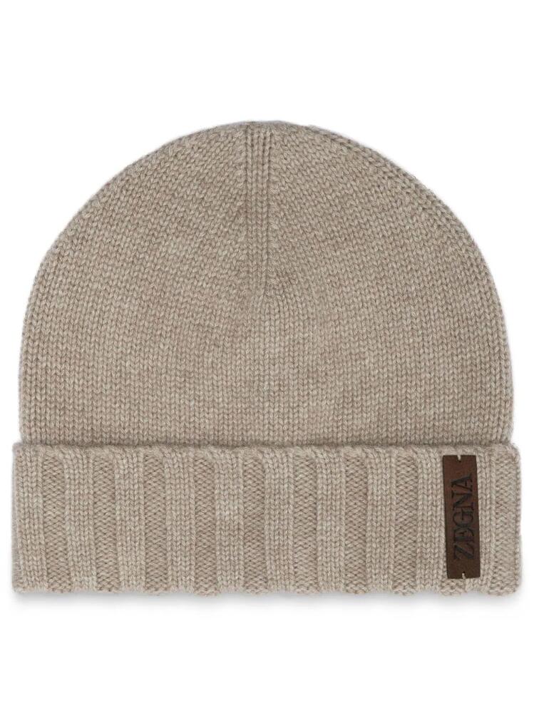 Zegna Oasi cashmere beanie - Neutrals Cover