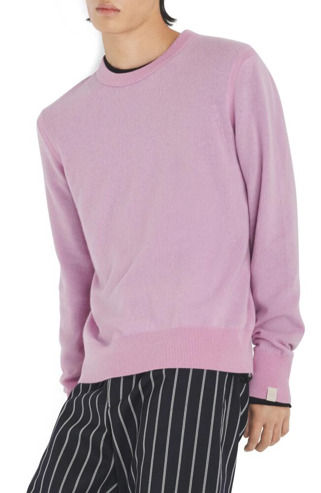 rag & bone Harding Cashmere Crewneck Sweater in Pink Cover