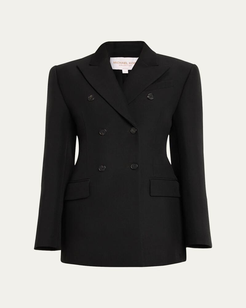 Michael Kors Collection Sculpted Wool Blazer Cover