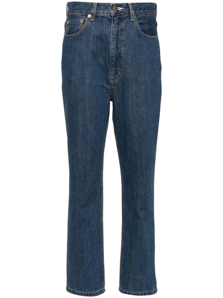 Tu es mon Tresor cotton tapered jeans - Blue Cover