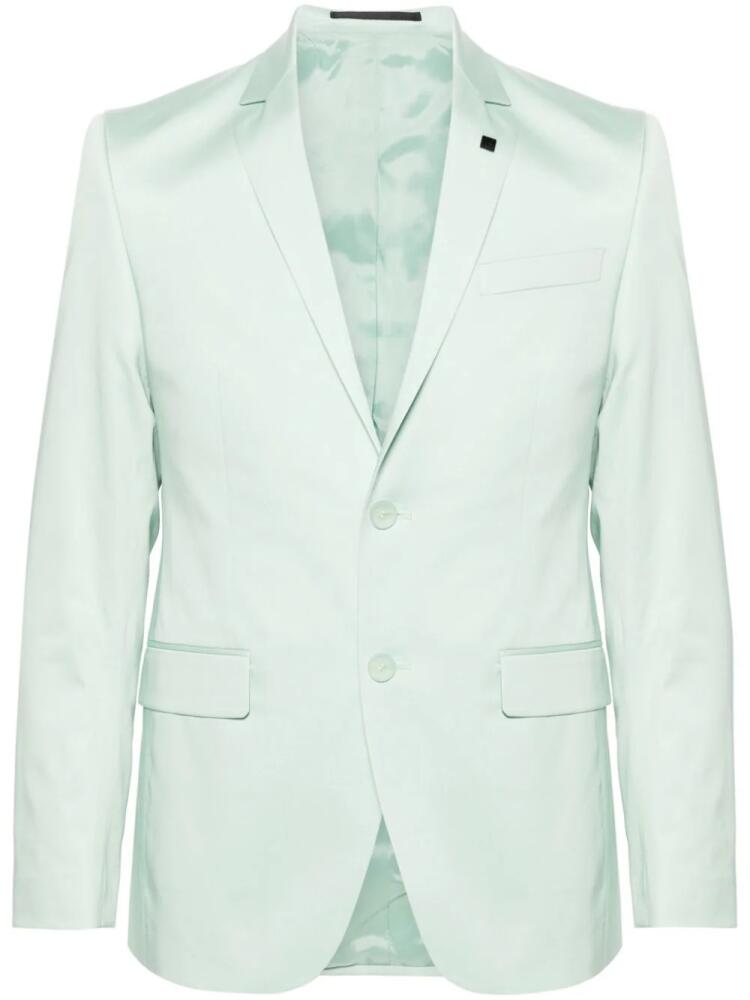 Karl Lagerfeld single-breasted twill blazer - Green Cover